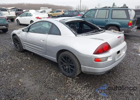 2000 Mitsubishi Eclipse Gs z USA, uszkodzony, nr VIN 4A3AC44G1YE068507